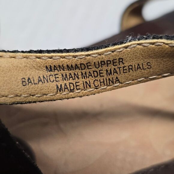 BOC Brown Vegan Leather Sandals B.O.C. 8 - Picture 7 of 8